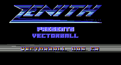 Vector Ball Title Screen